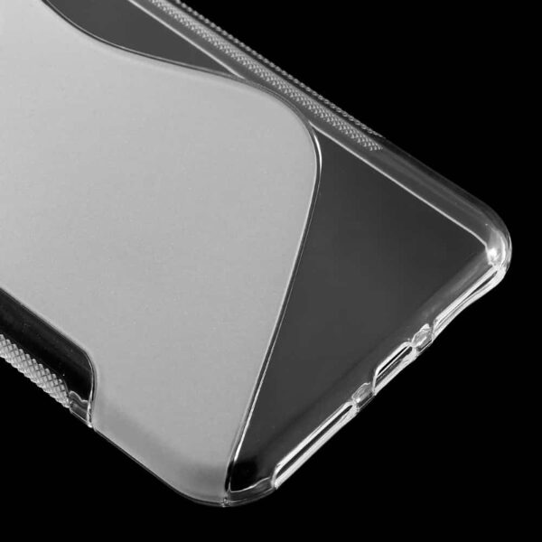 Iphone 8 Plus - Gummi Cover Med Klassisk S-line Design - Transparent