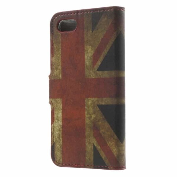 Iphone 7 - Pu Læder Pung Etui Cover Med Stand - Retro Uk Flag