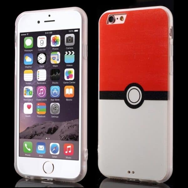 Iphone 6/6s - Tpu Pc Back Cover - Pokemon Go Pokeball