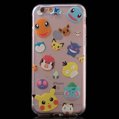 Iphone 6/6s Plus - Klart Tpu Cover - Pokemon Go Digimon