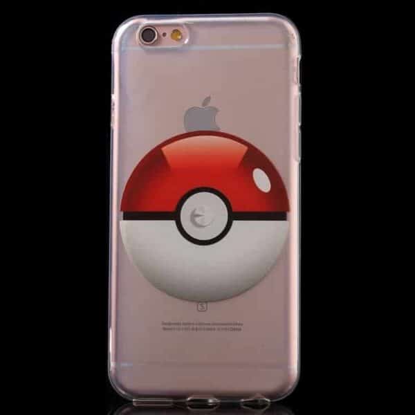 Iphone 6/6s - Klart Tpu Cover - Pokemon Pokeball