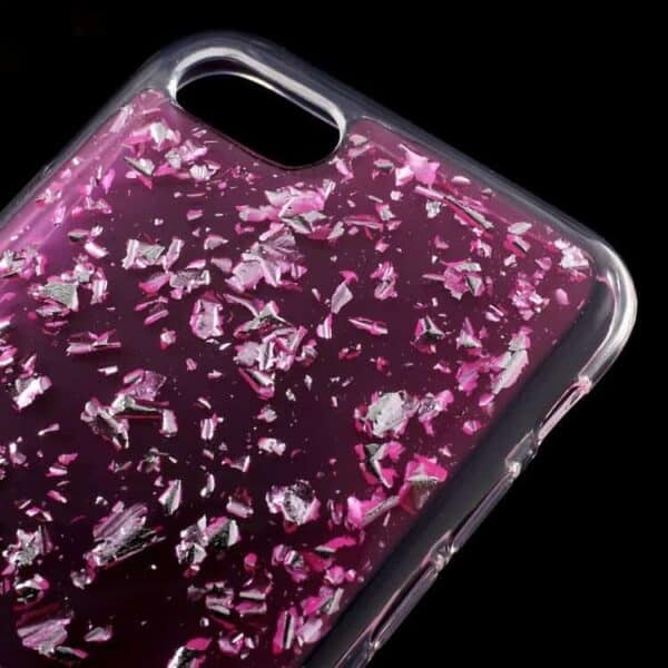 Iphone 7 - Tpu Beskyttende Glitter Etui - Rosa