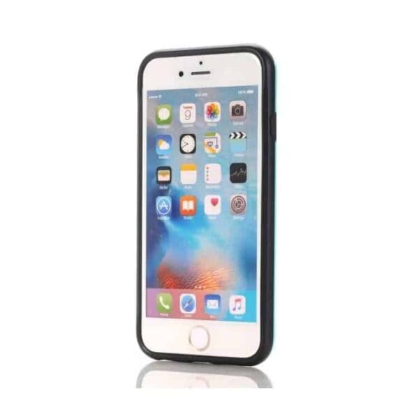 Iphone 7 - Børstet Pc + Tpu Beskyttende Hybrid Cover - Grøn