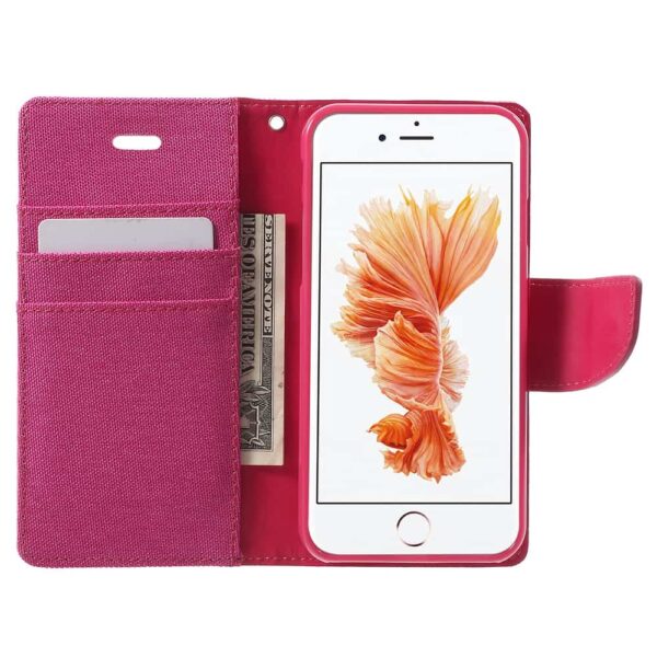 Iphone 8 - Kunstlæder Etui - Mercury Goospery - Rosa