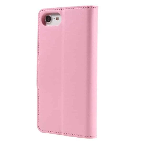 Iphone 7 - Mercury Goospery Sonata Diary Pu Læder Cover Med Kortslots - Pink