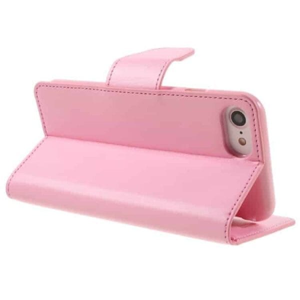 Iphone 7 - Mercury Goospery Sonata Diary Pu Læder Cover Med Kortslots - Pink