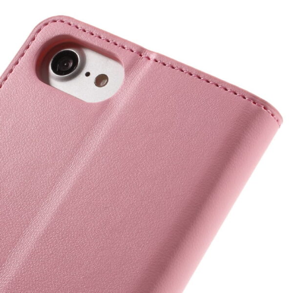 Iphone 7 - Mercury Goospery Sonata Diary Pu Læder Cover Med Kortslots - Pink