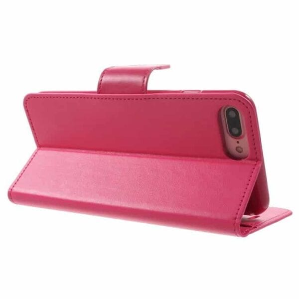 Iphone 7 Plus - Mercury Goospery Sonata Diary Pu Læder Cover Med Kortslots - Rosa