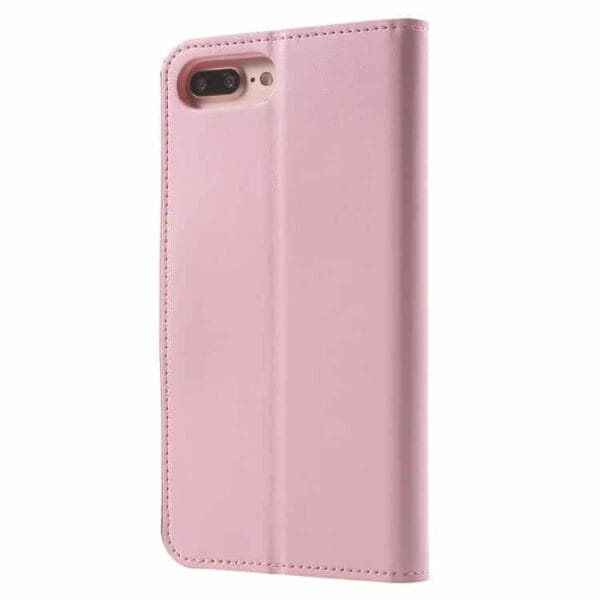 Iphone 7 Plus - Mercury Goospery Sonata Diary Pu Læder Cover Med Kortslots - Pink