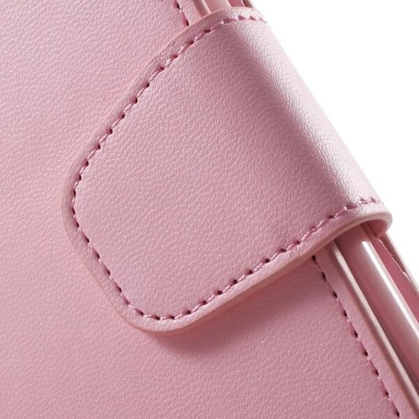 Iphone 7 Plus - Mercury Goospery Sonata Diary Pu Læder Cover Med Kortslots - Pink