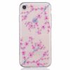 Iphone 7 - Tyndt Tpu Etui - Pink Blomster