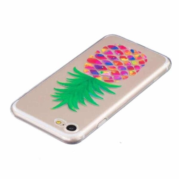 Iphone 7 - Tyndt Tpu Etui - Farvede Ananas