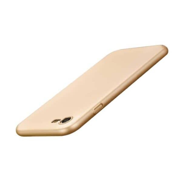 Iphone 7 - Hocco Shining Star Serien Gummibelagt Pc Hardcover - Guld