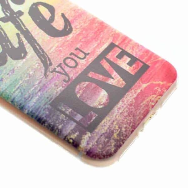 Iphone 7 - Ultra Tynd Tpu Etui - Live The Life You Love