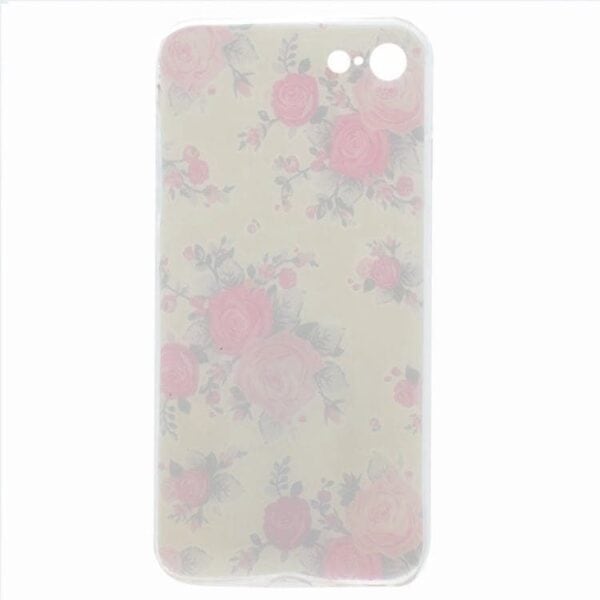 Iphone 7 - Ultra Tynd Tpu Etui - Smukke Blomster