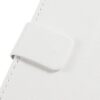 Iphone 7 Plus - Litchi Pu Læder Cover Med Kortslots - Hvid