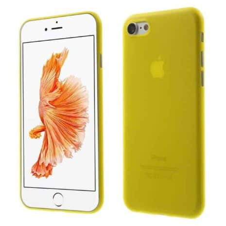 Iphone 7 - Ultra Tynd 0.3mm Hard Pc Cover - Gul