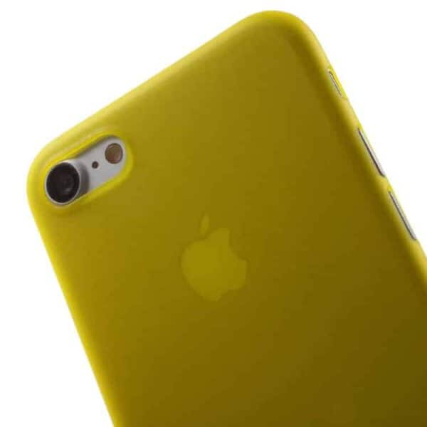 Iphone 7 - Ultra Tynd 0.3mm Hard Pc Cover - Gul