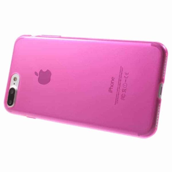 Iphone 7 Plus - Ultra Tyndt Tpu Back Cover - Rosa