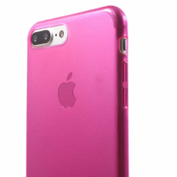 Iphone 7 Plus - Ultra Tyndt Tpu Back Cover - Rosa