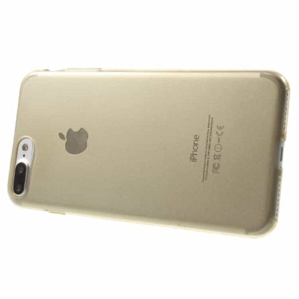 Iphone 7 Plus - Ultra Tyndt Tpu Back Cover - Guldfarve