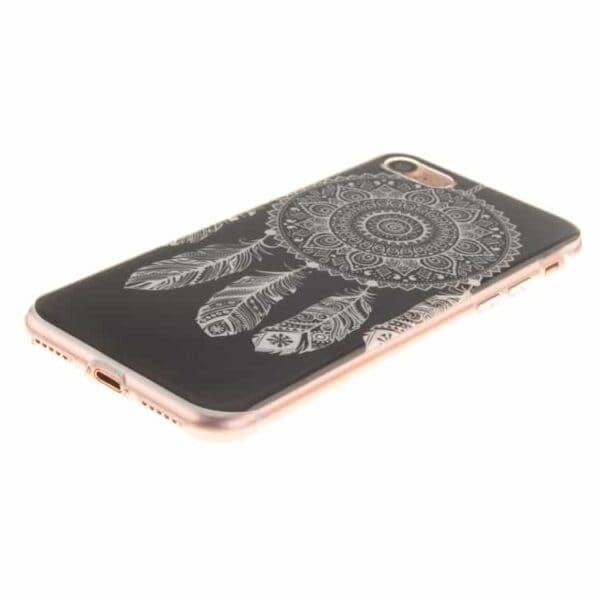 Iphone 7 - Blødt Tpu Imd Mønstret Cover - Tribal Drømmefanger