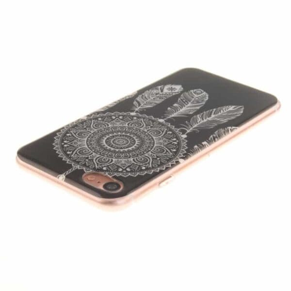 Iphone 7 - Blødt Tpu Imd Mønstret Cover - Tribal Drømmefanger