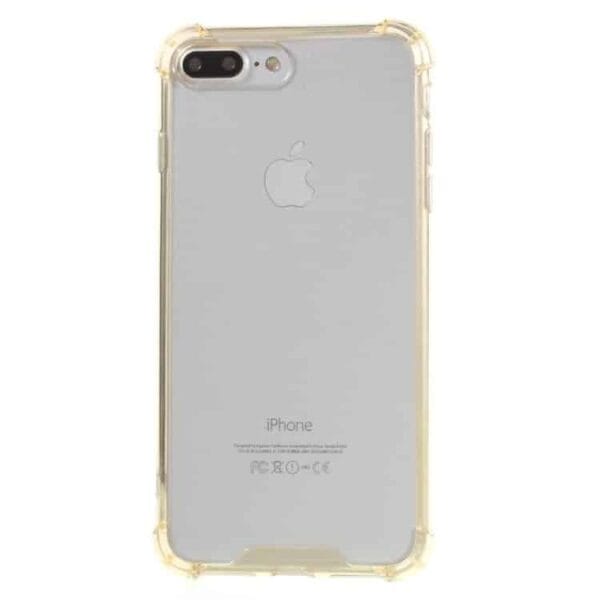 Iphone 7 Plus - Stødsikker Tpu Og Acryl Cover - Guld