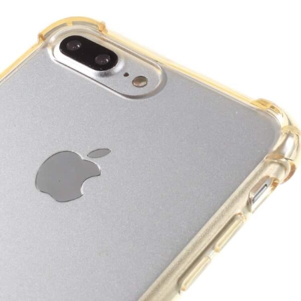 Iphone 7 Plus - Stødsikker Tpu Og Acryl Cover - Guld