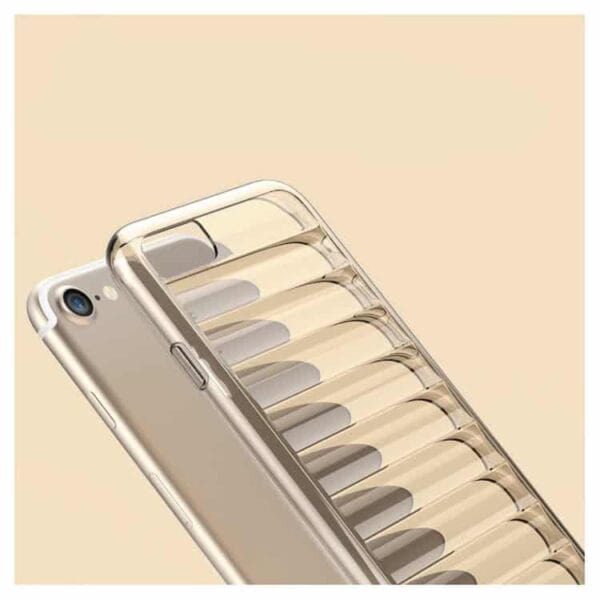 Iphone 7 - Remax Wave Design Tpu Cover - Sølv