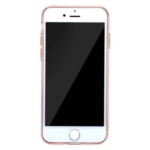 Iphone 7 Plus - Baseus Simple Series Tpu Covers Med Dust Plug - Rosa Guld