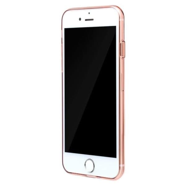 Iphone 7 Plus - Baseus Simple Series Tpu Covers Med Dust Plug - Rosa Guld