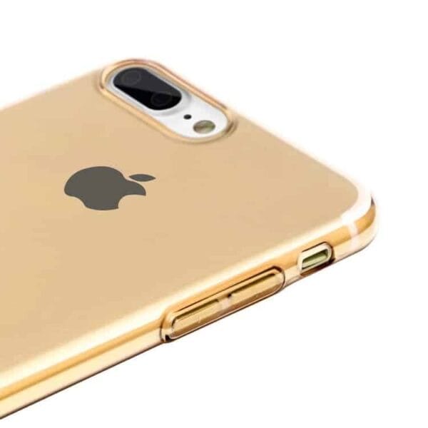 Iphone 7 Plus - Baseus Simple Series Tpu Covers Med Dust Plug - Guld