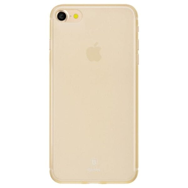 Iphone 7 - Baseus 0.5mm Hard Cover Mat - Transparent Guld