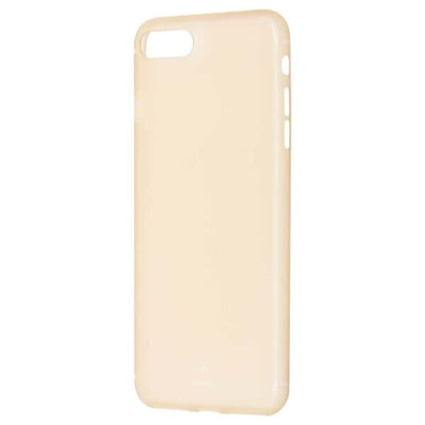 Iphone 7 - Baseus 0.5mm Hard Cover Mat - Transparent Guld