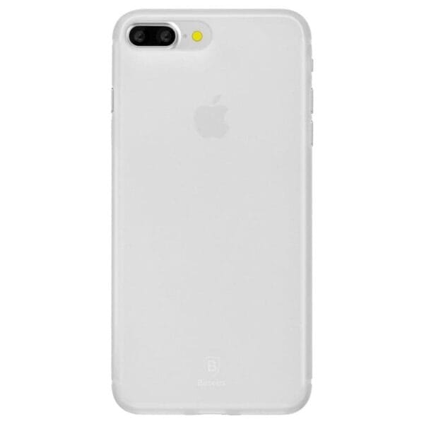 Iphone 7 Plus - Baseus 0.5mm Hard Cover Mat - Transparent Hvid