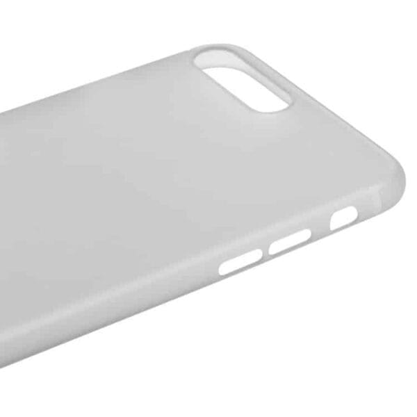 Iphone 7 Plus - Baseus 0.5mm Hard Cover Mat - Transparent Hvid