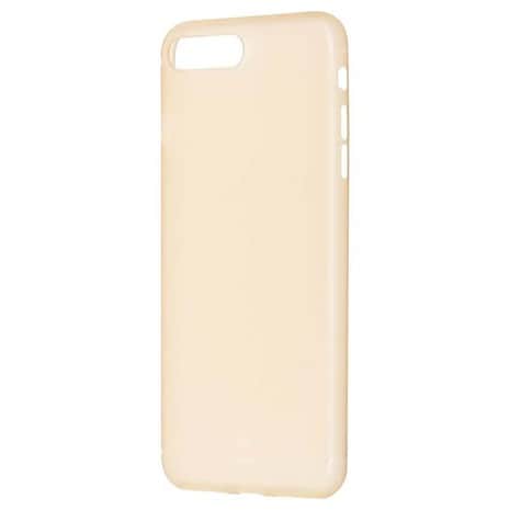 Iphone 7 Plus - Baseus 0.5mm Hard Cover Mat - Transparent Guld