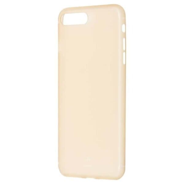 Iphone 7 Plus - Baseus 0.5mm Hard Cover Mat - Transparent Guld