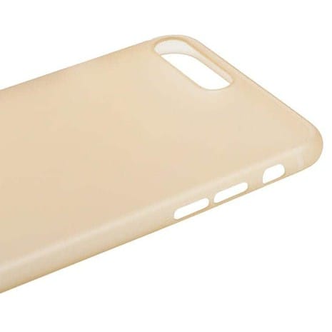 Iphone 7 Plus - Baseus 0.5mm Hard Cover Mat - Transparent Guld