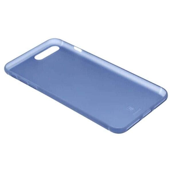 Iphone 7 Plus - Baseus 0.5mm Hard Cover Mat - Transparent Blå