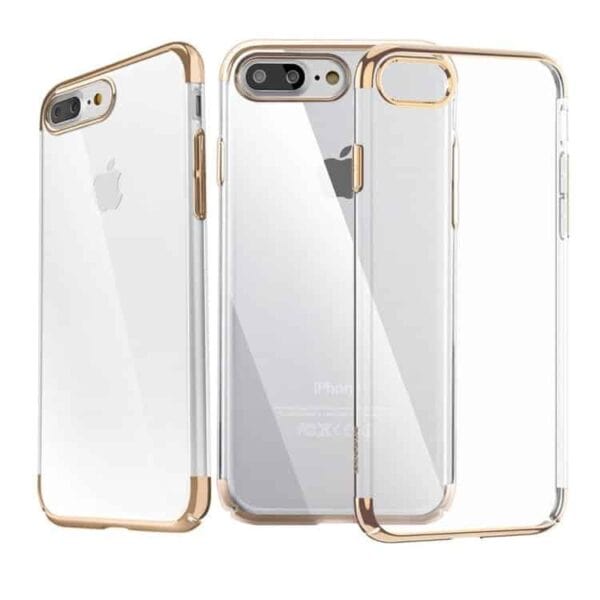 Iphone 7 Plus - Baseus Glitter Series Hard Pc - Guld