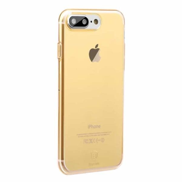 Iphone 7 Plus - Baseus Simple Series Tpu Cover - Guld