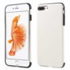 Iphone 7 Plus - Carbon Fiber Tpu Cover - Hvid