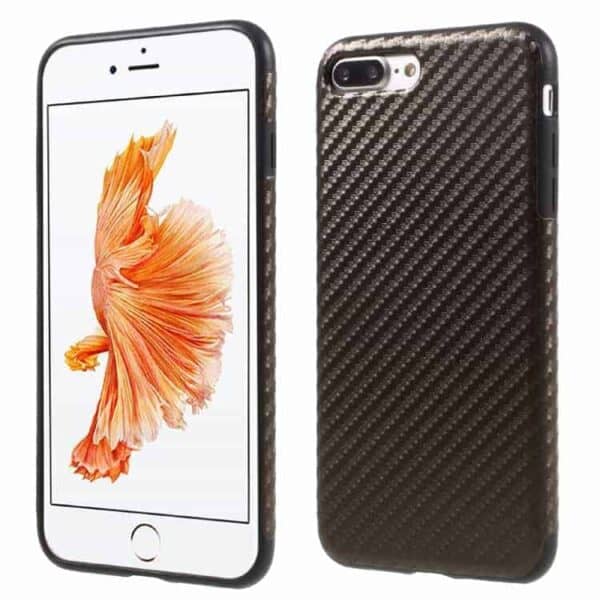 Iphone 7 Plus - Carbon Fiber Tpu Cover - Kaffe