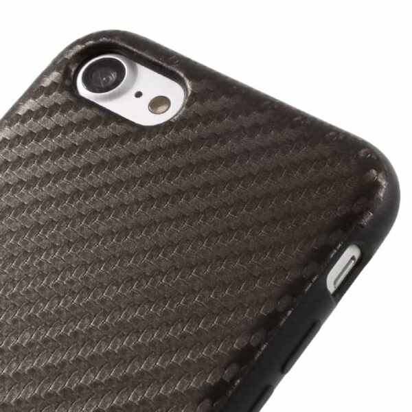 Iphone 7 - Carbon Fiber Texture Pu + Tpu - Kaffe