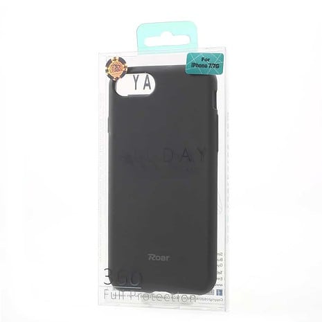 Iphone 8 - Gummi Cover - Roar Korea - Grå