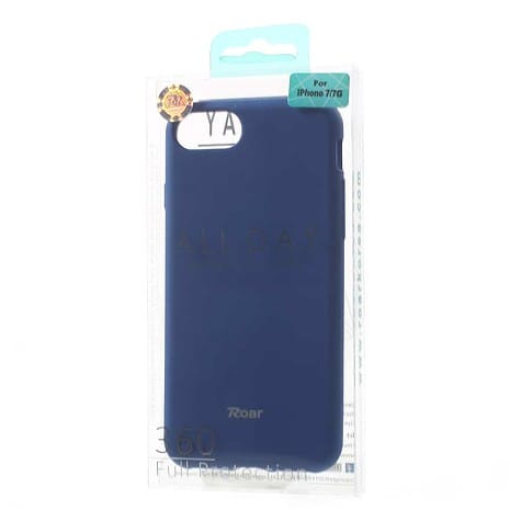 Iphone 8 - Gummi Cover - Roar Korea - Blå