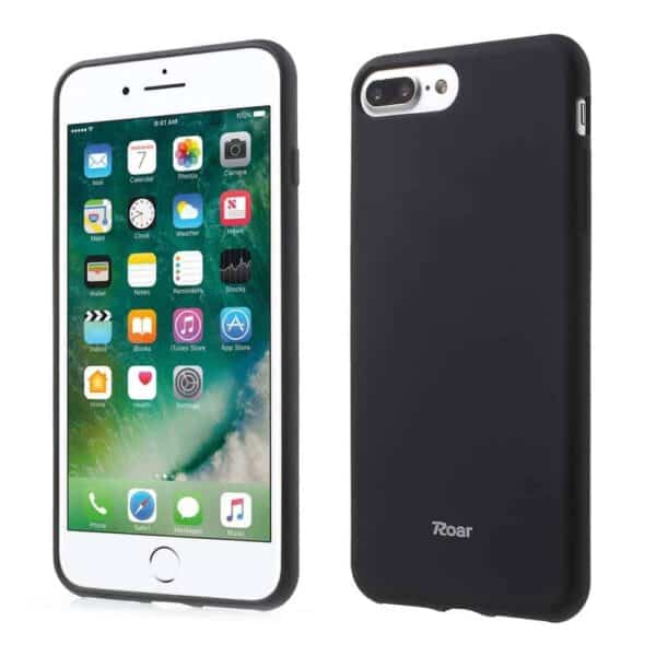 Iphone 8 Plus - Gummi Cover - Roar Korea - Sort