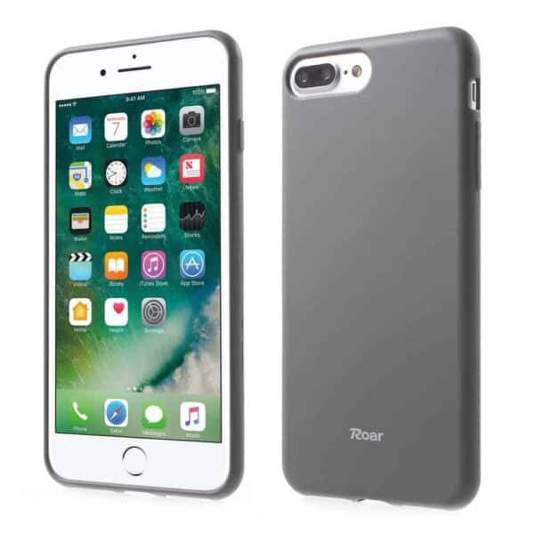 Iphone 8 Plus - Gummi Cover - Roar Korea - Grå